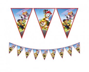 Paw Patrol Rescue Heroes Γιρλάντα με Σημαιάκια (230εκ)