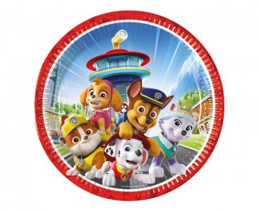 Paw Patrol Rescue Heroes Μεγάλα Χάρτινα Πιάτα (8τμχ)