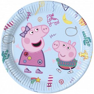 Peppa The Pig Large Paper Plates (8pcs)