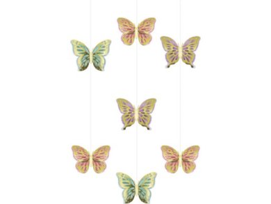 Butterfly Hanging String Decorations (3pcs)