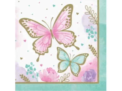 Butterfly Luncheon Napkins (16pcs)