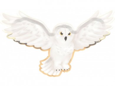 Harry Potter Owl Shaped Paper Plates (8pcs)
