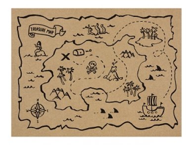 Pirates Party Paper Placemats (30pcs)