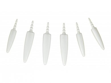 Πλαστικά Λευκά Δόντια για Την Κολοκύθα (20τμχ)