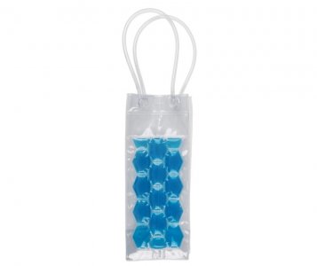 Πλαστική Τσάντα με Παγοκυψέλες για Δροσερά Μπουκάλια (25,5εκ x 9,5εκ)