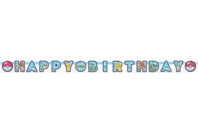 Pokémon Happy Birthday Garland (218cm x 12cm)