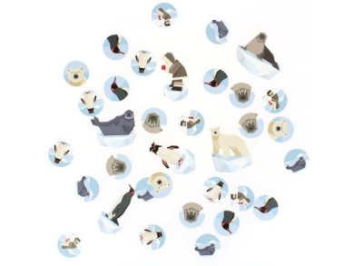 Eco Polar Bear Table Confettis (36pcs)