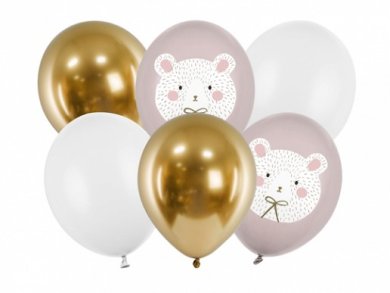 Polar Bear Latex Balloons (6pcs)
