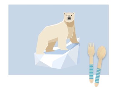 Polar Bear Placemats (6pcs)