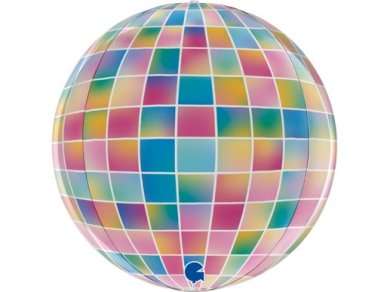 Colorful Disco Ball Globe Balloon (38cm)