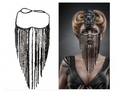 Deluxe Jewel Face Veil