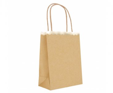 Deluxe Kraft Paper Bags with Gold Foiled Details (4pcs)