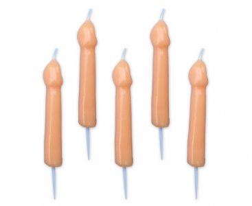 Willy Party Candles (5pcs)