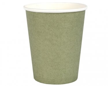 Olive Green Paper Cups (10pcs)