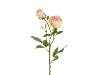 Powder Pink  Μεγάλο Διπλό Τριαντάφυλλο Τεχνητό Λουλούδι (55εκ)