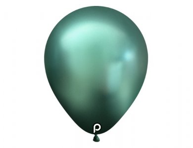 Green Glam Latex Balloons (5pcs)