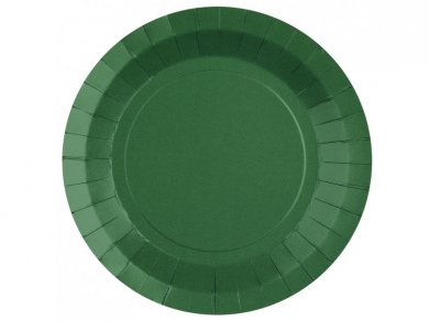 Πράσινα Μεγάλα Χάρτινα Πιάτα (10τμχ)