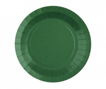 Green Small Paper Plates (10pcs)