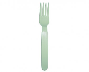 Green Reusable Forks (6pcs)