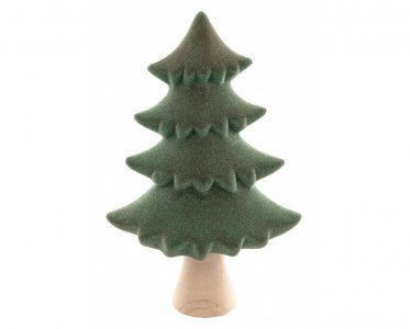 Green Decorative Tree with Wooden Trunk (23,6cm)