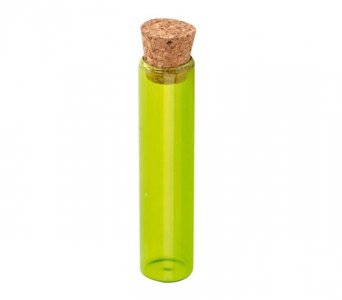 Lime Green Glass Test Tubes (12pcs)