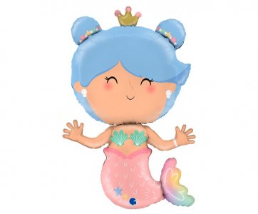 Mermaid Princess Super Shape Foil Balloon (84cm)