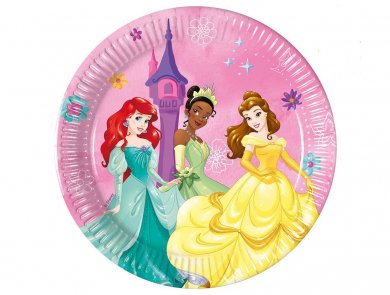 Disney Princesses Small Paper Plates (8pcs)