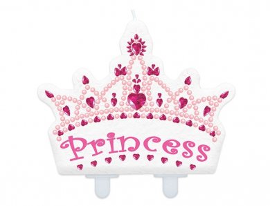 Princess Large Birthday Cake Candle (11cm x 10cm)