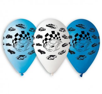 Race Set of Latex Balloons (5pcs)