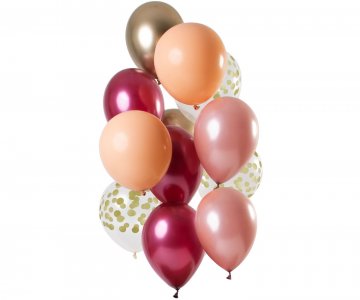 Rich Ruby Latex Balloons (12pcs)