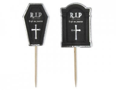 RIP Happy Birthday Διακοσμητικές Οδοντογλυφίδες (10τμχ)