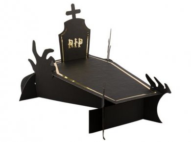 RIP Black Grave Stand (35cm x 45cm x 52cm)