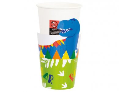 Roar Dinosaurs Paper Cups (8pcs)