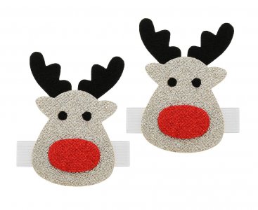 Rudolph the Reindeer Napkin Rings (2pcs)
