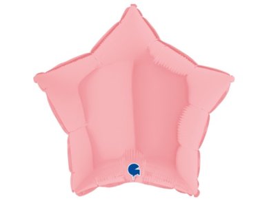 Pink Star Shaped Foil Balloon (46cm)