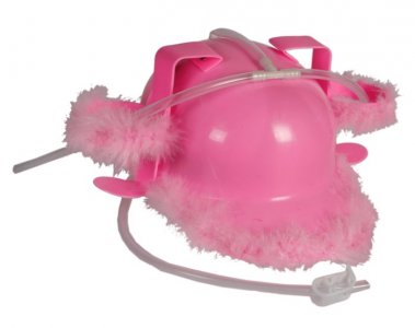 Pink Drinking Helmet