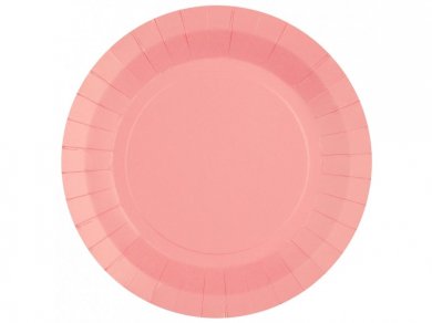 Ροζ  Μεγάλα Χάρτινα Πιάτα (10τμχ)