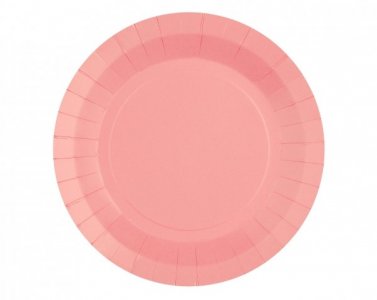 Ροζ Μικρά Χάρτινα Πιάτα (10τμχ)