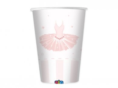 Pink Ballet Paper Cups (6pcs)