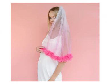 Pink Ombre Veil