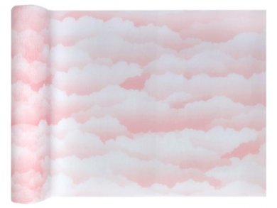 Ροζ Σύννεφα Runner για το Τραπέζι (30εκ x 5μ)