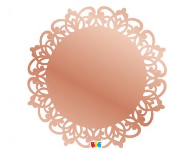 Ροζ Χρυσά Σουπλά Royal (6τμχ)
