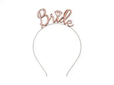Bride Rose Gold Headband