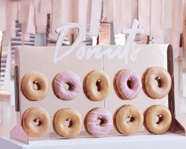 Rose Gold Donuts Stand (55cm)
