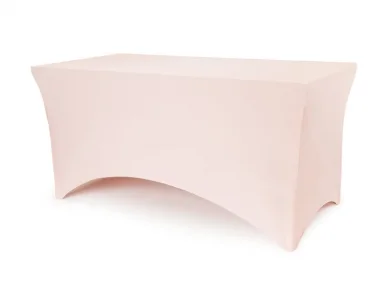 Dusty Pink Ροζ Ελαστικό Υφασμάτινο Τραπεζομάντηλο (183εκ x 76εκ x 74εκ)