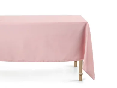 Dusty Pink Ροζ Μακρόστενο Υφασμάτινο Τραπεζομάντηλο (180εκ x 300εκ)