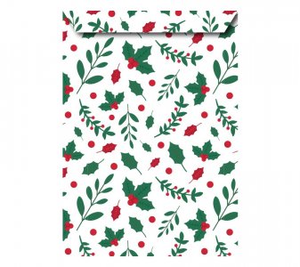 Mistletoe Paper Envelope Style Paper Bags (8pcs)