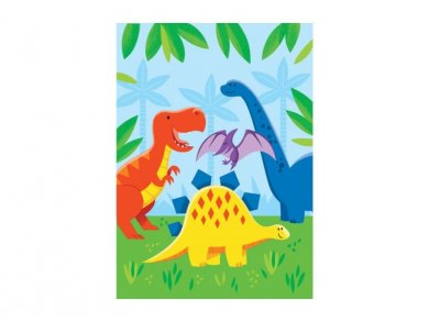 Dinosaurs Friends Plastic Loot Bags (8pcs)