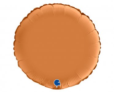 Satin Caramel Foil Round Balloon (45cm)