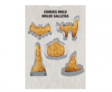 Set Halloween Cookie Cutters (5pcs)